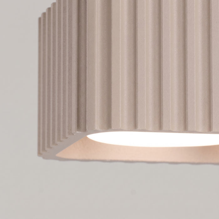 SOLLUX SL.3039 Lámpara De Techo Riff 1 Taupe Gx53