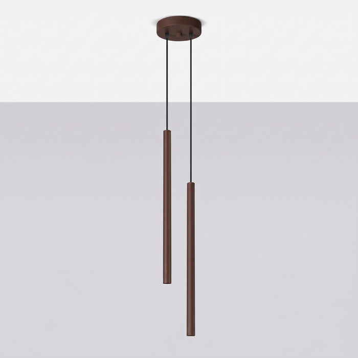 SOLLUX SL.2146 Lámpara colgante PASTELO 2 marrón