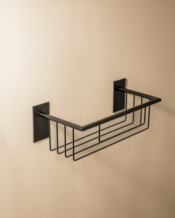 COSMIC 2763649 STICK Shower Soap Dish Black-Matte (30.4X11.8X9.6 cm)