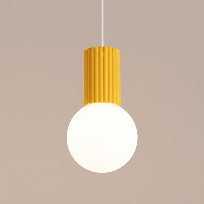 SOLLUX SL.2393 Lámpara Colgante Halo 1 Amarilla