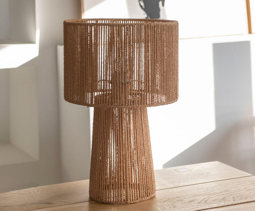 ANDREA HOUSE IL23072 Lámpara Tulum Cuerda Papel Ø30x47 CM