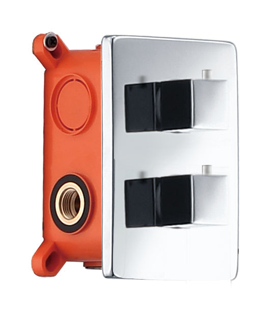 IMEX GST33V Empotrado Termostático 3 Vías Cromo