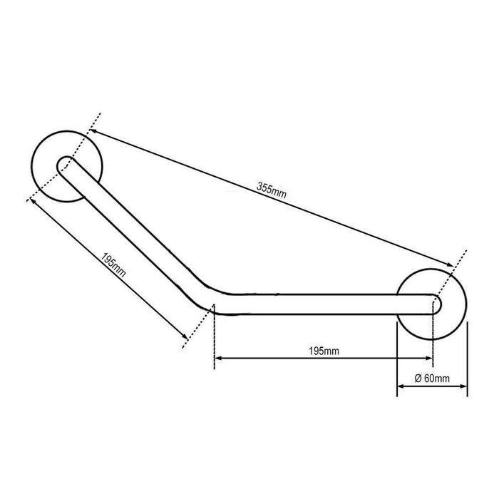 OXEN 145174 Asa De Seguridad Antideslizante En Z Acero Inox304