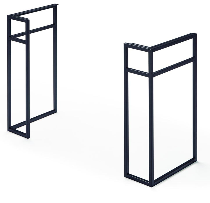 DUNE 188098 EXÓTIC Set Soporte Negro Para Encimera