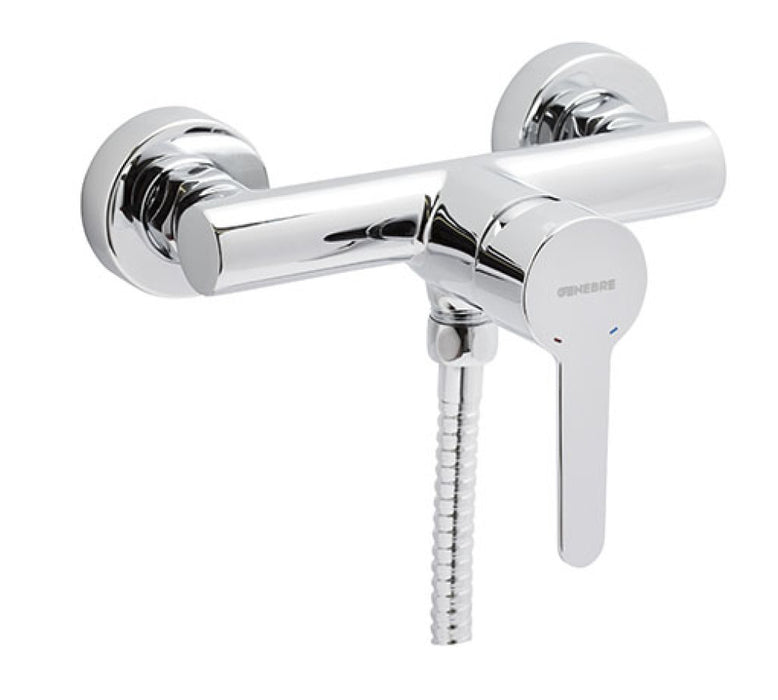 GENEBRE 65110 19 45 66 OSLO Single-lever Shower Tap with Shower Equipment
