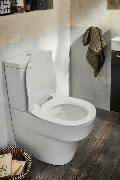 JACOB DELAFON CUJT104-00 ODÉON RIVE GAUCHE Inodoro completo de salida dual Sin Brida  carenado a pared