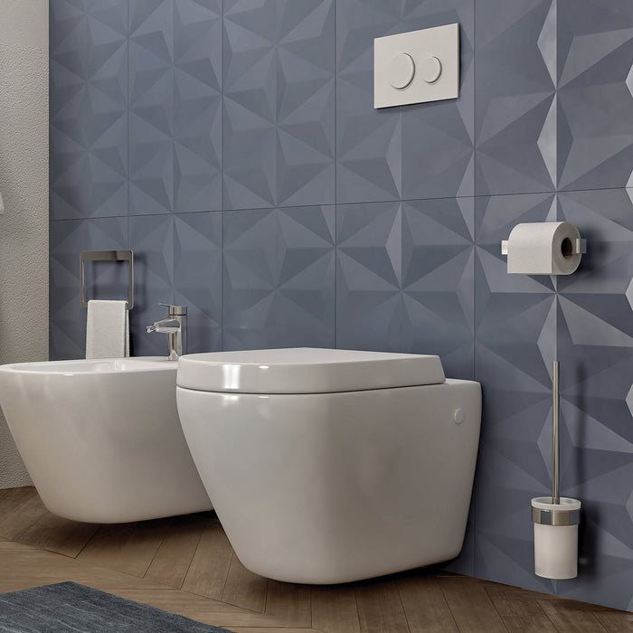 GEDY PI330313100 PIRENEI Wall Toilet Brush Holder