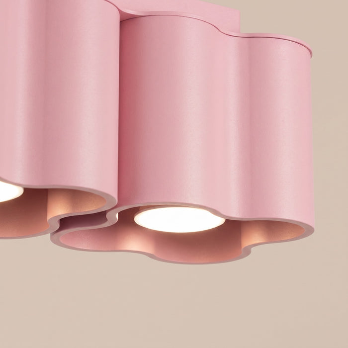 SOLLUX SL.3394 Lámpara De Techo Ovio 2 Rosa Gu10