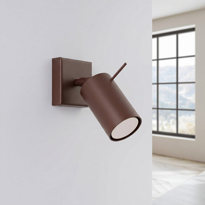SOLLUX SL.2195 Aplique de pared RING marrón