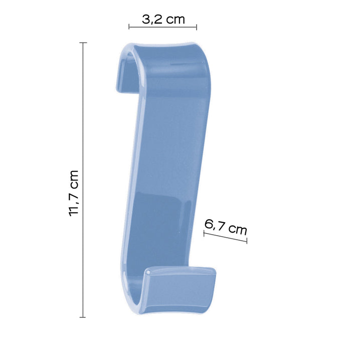 GEDY 20258600900 MERLINO Percha Radiador Celeste