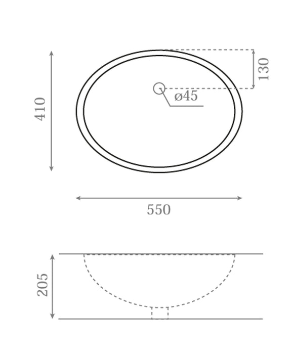 BATHCO 0053 ANCONA Lavabo Bajoencastre