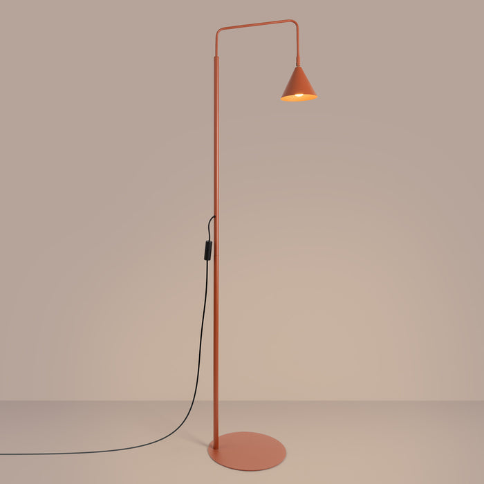 SOLLUX SL.2586 Lámpara de pie NOX ocre rojo
