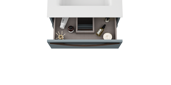 VISOBATH ARCO Bathroom Cabinet with Wall Hung Sink 2 Drawers Avio