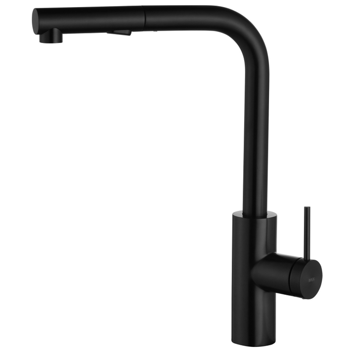 IMEX GCE030/NG OPORTO Monomando Cocina Negro Mate