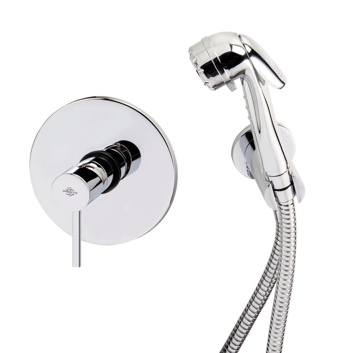 PRESTO 8637600 Theo inodoro placa redonda Cromo