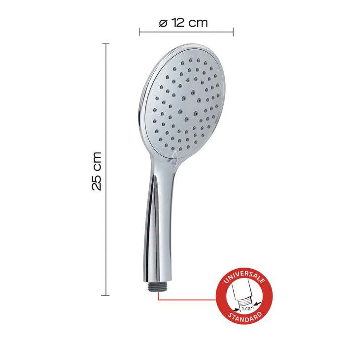 GEDY GYHS1030230 TECH 02 Mango de ducha 3 funciones cromo