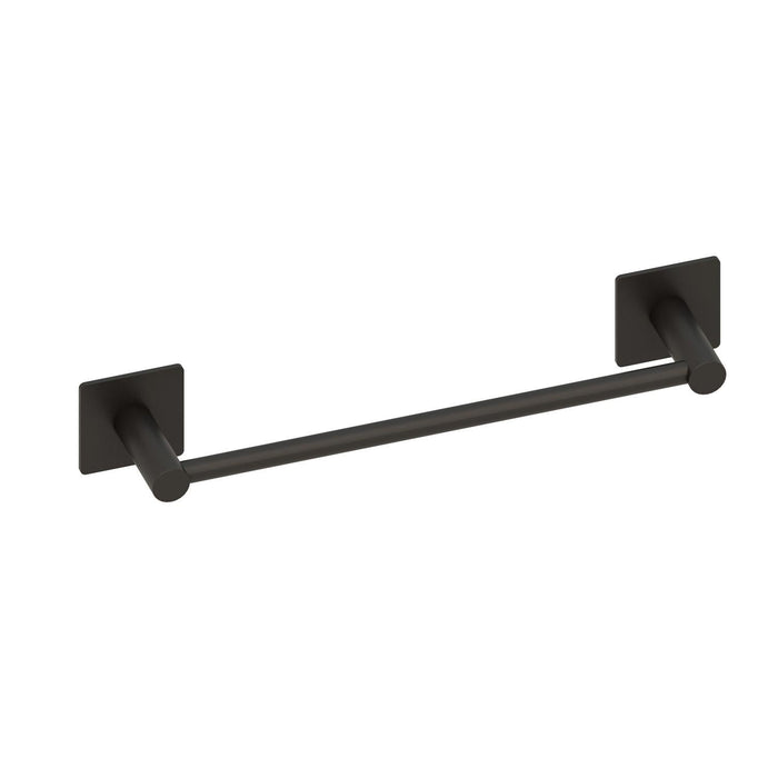 BELTRAN 10871 PRAGA Medium Black Adhesive Towel Rack