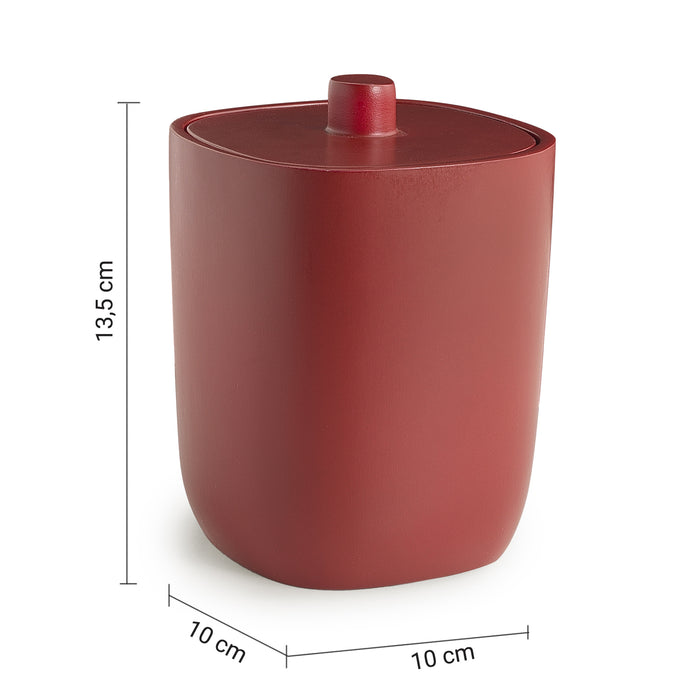 GEDY MA940600300 MACARON Tarro de cocina rojo mate