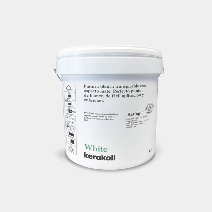 KERAKOLL 75442 WHITE Pintura Blanca 4 l