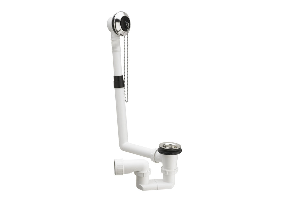 ROCA A506404800 AQUA Conjunto Desagüe Ø 52 Mm para Bañeras con Cadenilla y Sifón