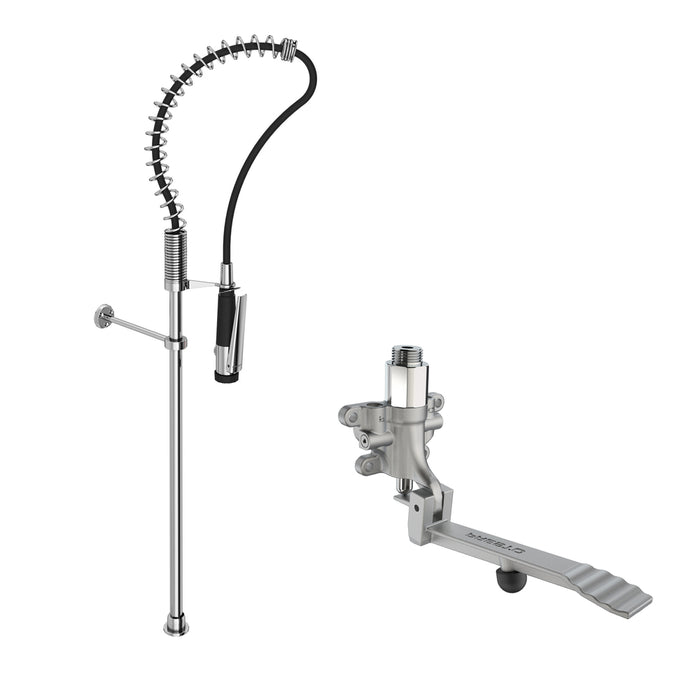 PRESTO 23976 Columna industrial básica con pedal presto 570 Cromo