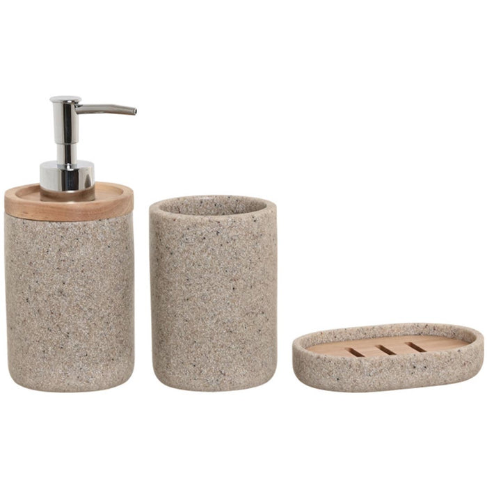 ARCOBAÑ FCMARSELLA  Set Dosificador + Vaso + Jabonera Marsella