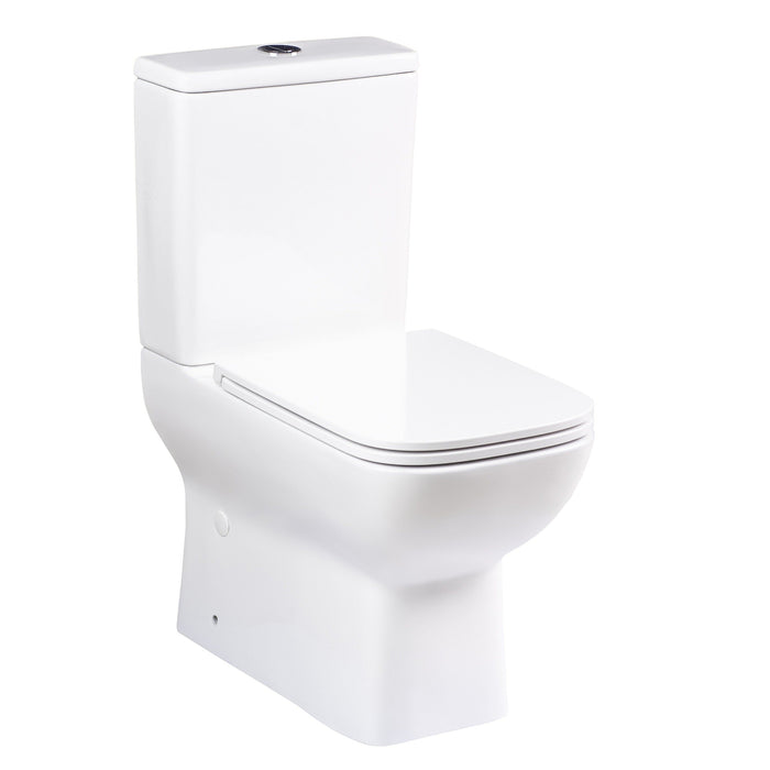 BATHME B010272 CITY Inodoro Rimless Completo Blanco