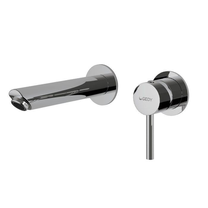 GEDY MXGA0713000 GARDA Grifo de pared para lavabo cromo