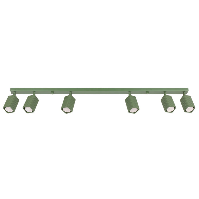 SOLLUX SL.3308 Lámpara De Techo Rayo 6L Verde Salvia