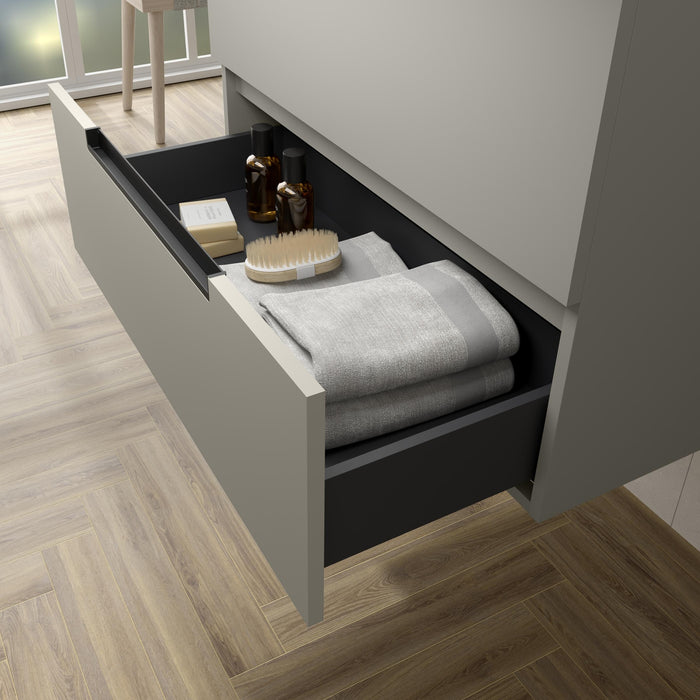 SALGAR 121989 LENI Mueble+Lavabo VILNA 160cm Gris mate