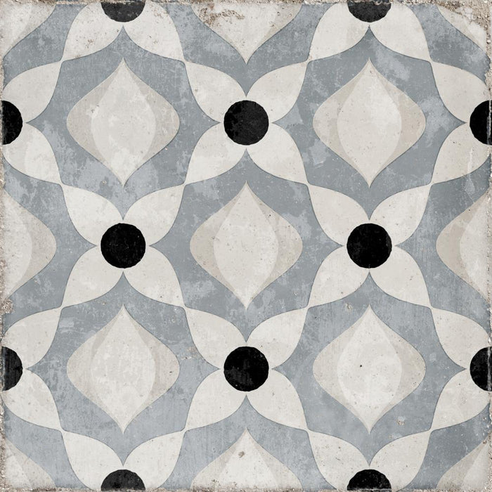 DUNE NANTES BLEU 20x20 Porcelánico Esmaltado