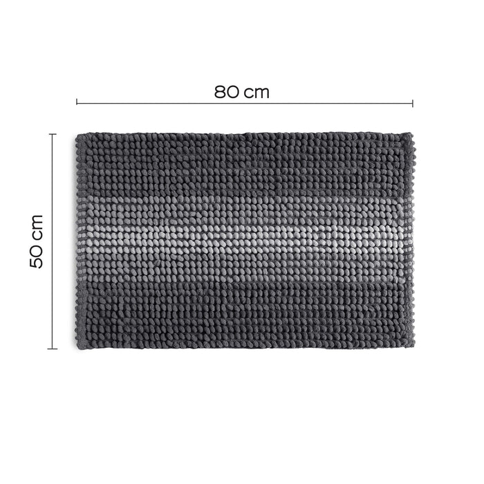 GEDY 96BU5080089 BUBBLE Rug 50X80 cm Gray