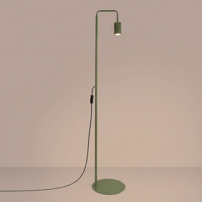 SOLLUX SL.2025 Lámpara de pie KARBON 1 verde oliva