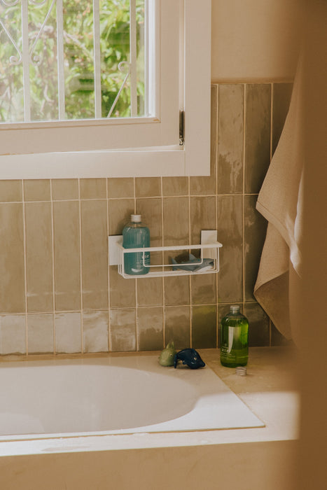 COSMIC 2766549 STICK Jabonera De Ducha Blanco Mate (30.4X11.8X9.6 cm)