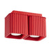 SOLLUX SL.3086 Lámpara De Techo Riff 2 Roja Gu10