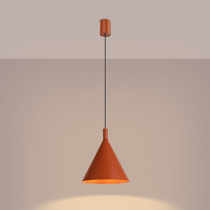 SOLLUX SL.2526 Lámpara colgante NOX 25 ocre rojo