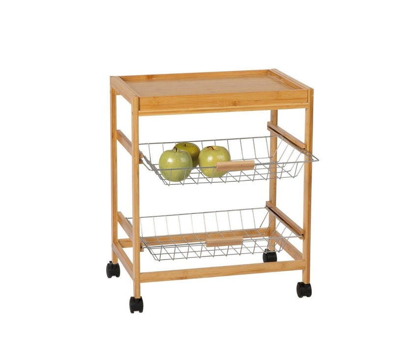 ANDREA HOUSE CC72006 Carro Verdulero Bandeja 49x33x60 CM