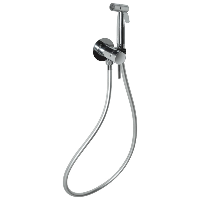 GEDY MXGA1013000 GARDA Ducha higiénica para WC de pared monomando 2 jets cromo