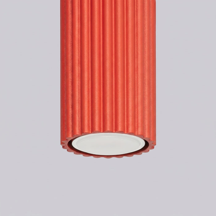 SOLLUX SL.2330 Plafón KARBON 10 rojo