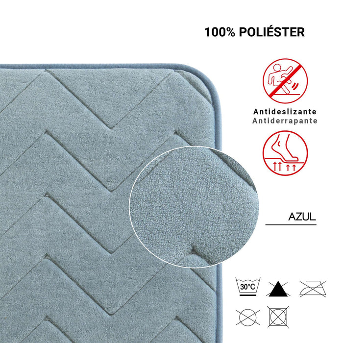 GEDY 96MS4060629 MOUSSE Alfombra Azul