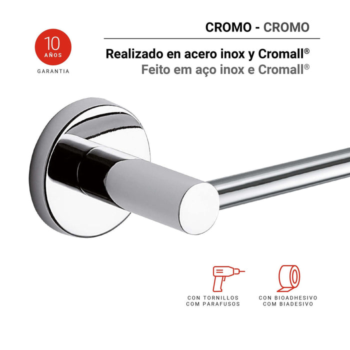 GEDY FP291300100 FELCE PLUS Portarrollos Cromo