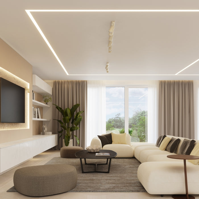 SOLLUX SL.1497 Lámpara de techo RING 3P beige beige