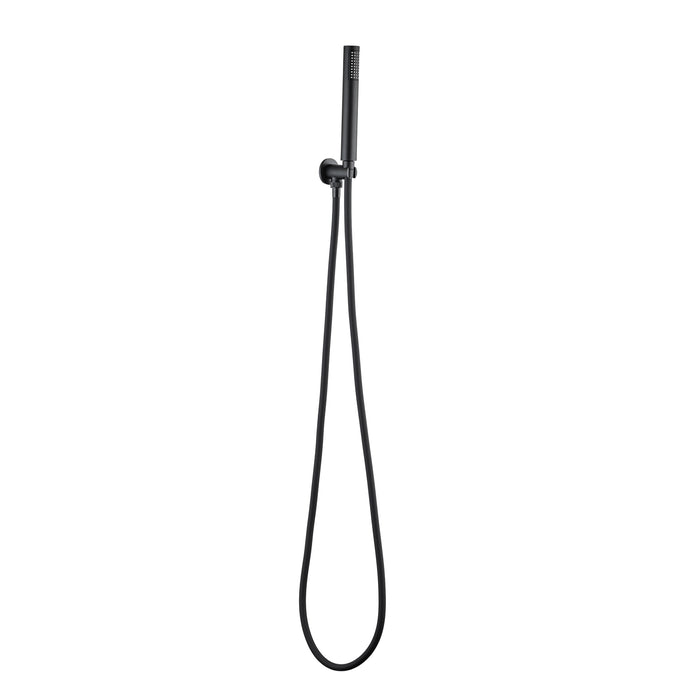 GEDY GYHP1020400 HIGH PRO STAR 04 Kit de ducha redondo 5 piezas negro mate