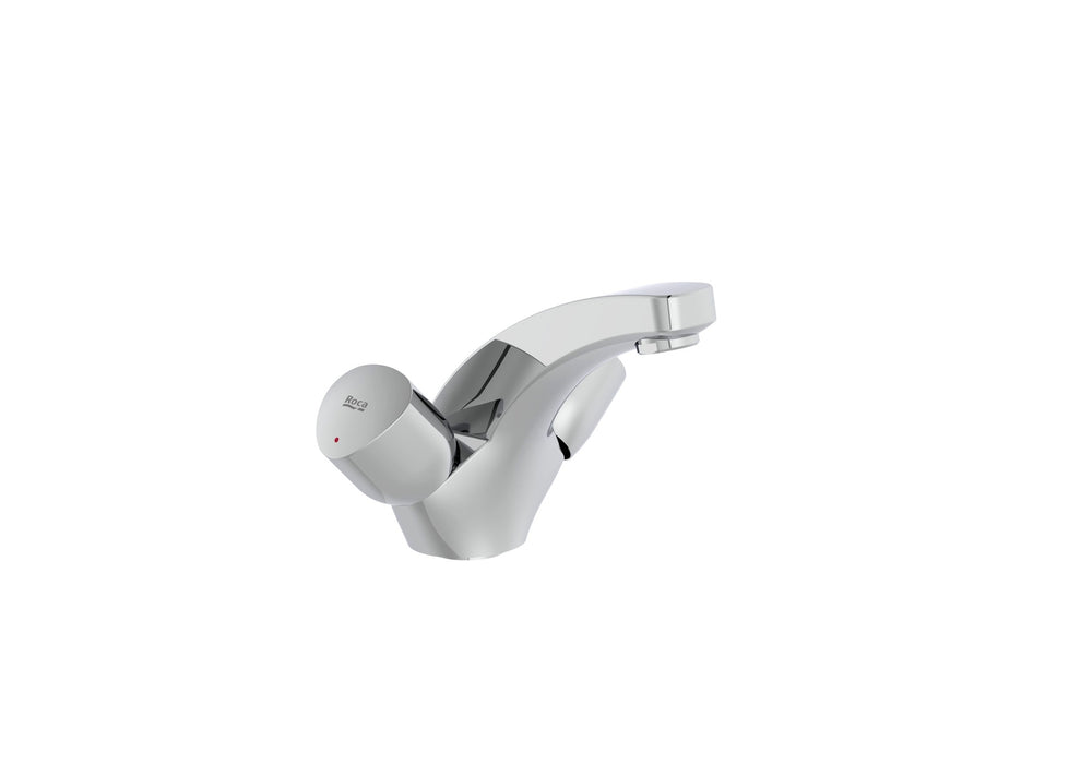 ROCA A5A318EC00 BRAVA Grifo Bimando Lavabo Con Cuerpo Liso Cromo