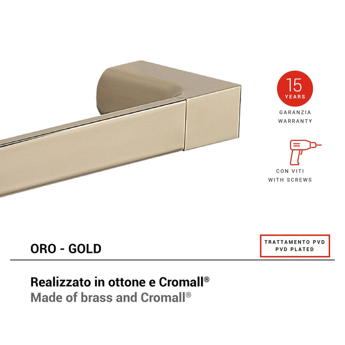 GEDY PI214587000 PIRENEI Toallero Oro