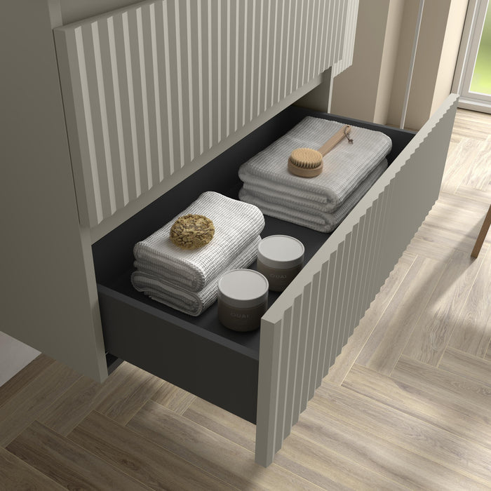 SALGAR 121745 KIRA Mueble+Lavabo IBON 120cm Gris mate