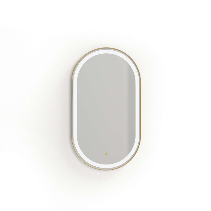 MANILLONS TORRENT 07358021 DANTE Espejo Oro Cepillado 50X90