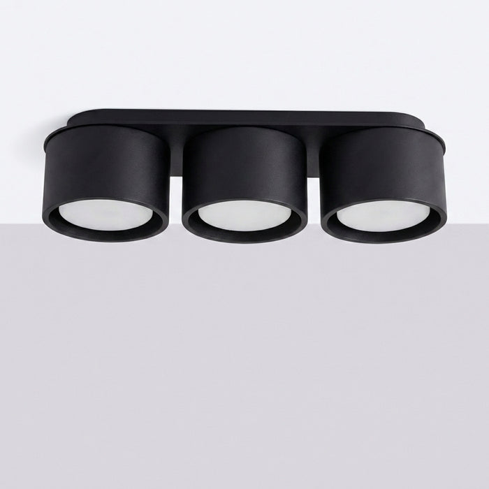 SOLLUX SL.2440 Plafón MODO 3 negro Gx53