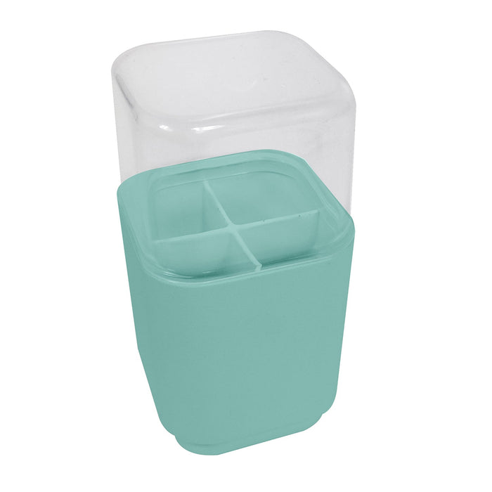GEDY 63052700300 SEVENTY Porta Cabezales Cepillo de Dientes Aguamarina