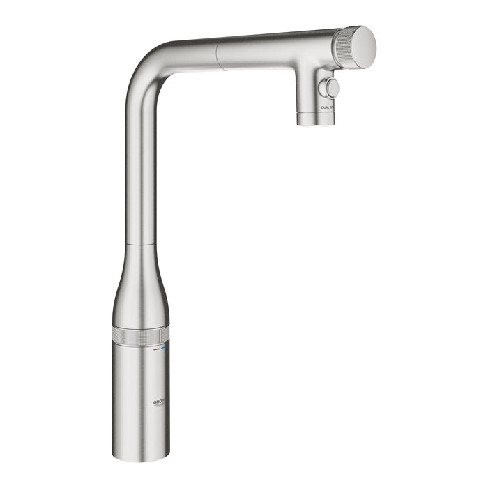 GROHE 31 892 DC0 ESSENCE Monomando de fregadero con smartcontrol integrado acero
